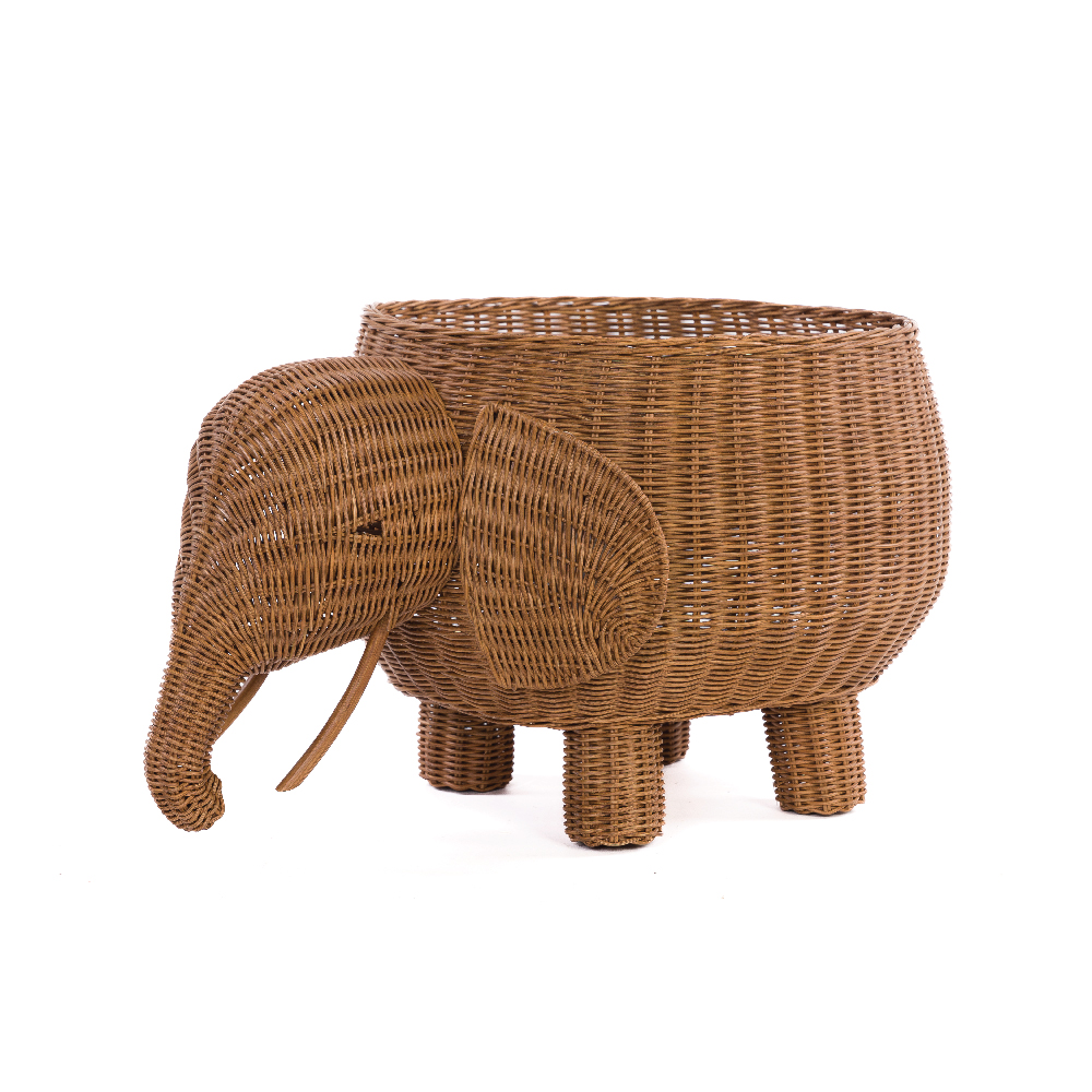 Cachepot Rattan Elefante - Imagem 2