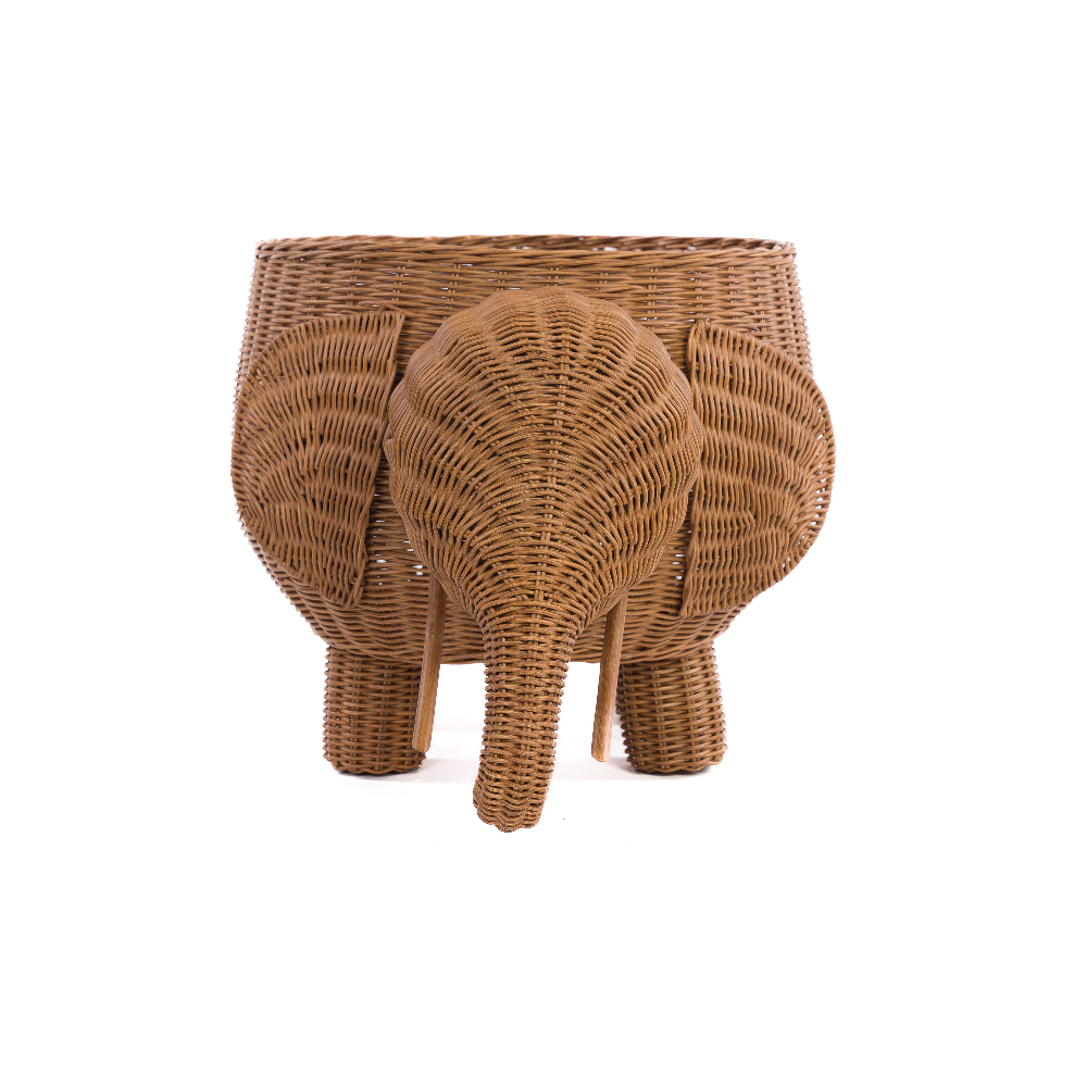 Cachepot Rattan Elefante - Imagem 3
